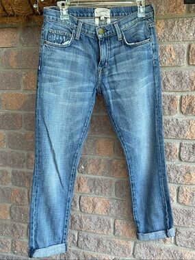 Current/Elliott Women's Light Wash Boyfriend Jeans